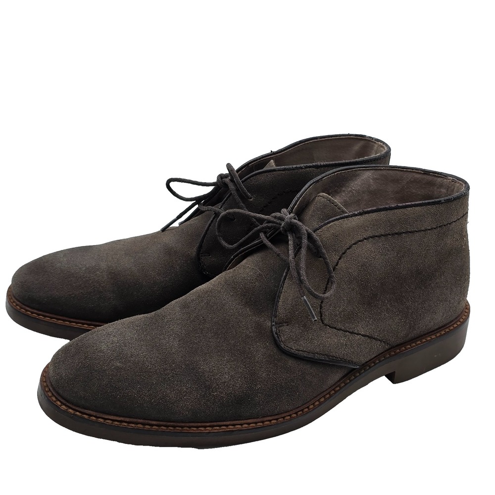 Aston Grey Collection Uptown Tan Suede Leather Chukka Boots Men's Size 9 Classic